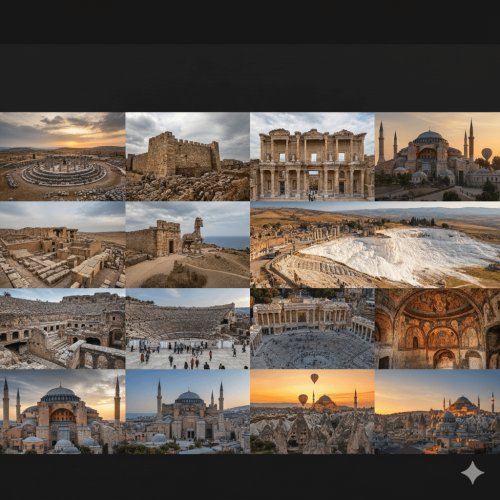 Türkiye'deki Tarihi Yerler: Antik Uygarlıklardan Osmanlı Mirasına Görkemli Bir Yolculuk