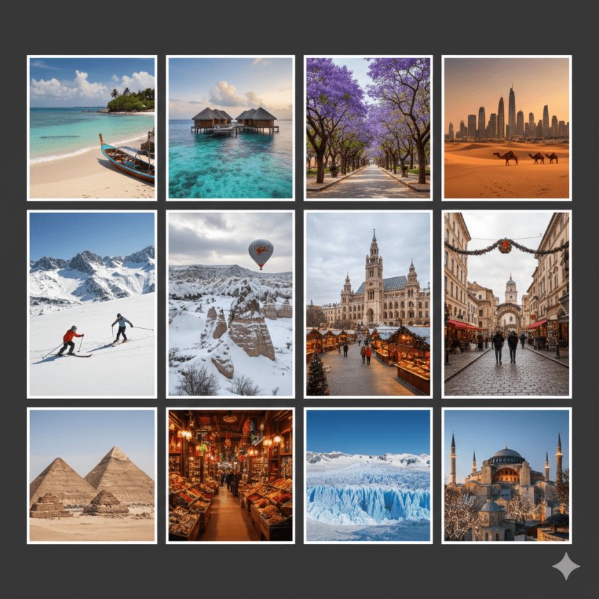 Aralık Ayında Nereye Gidilir: Kışın Büyüsünü Keşfedin!